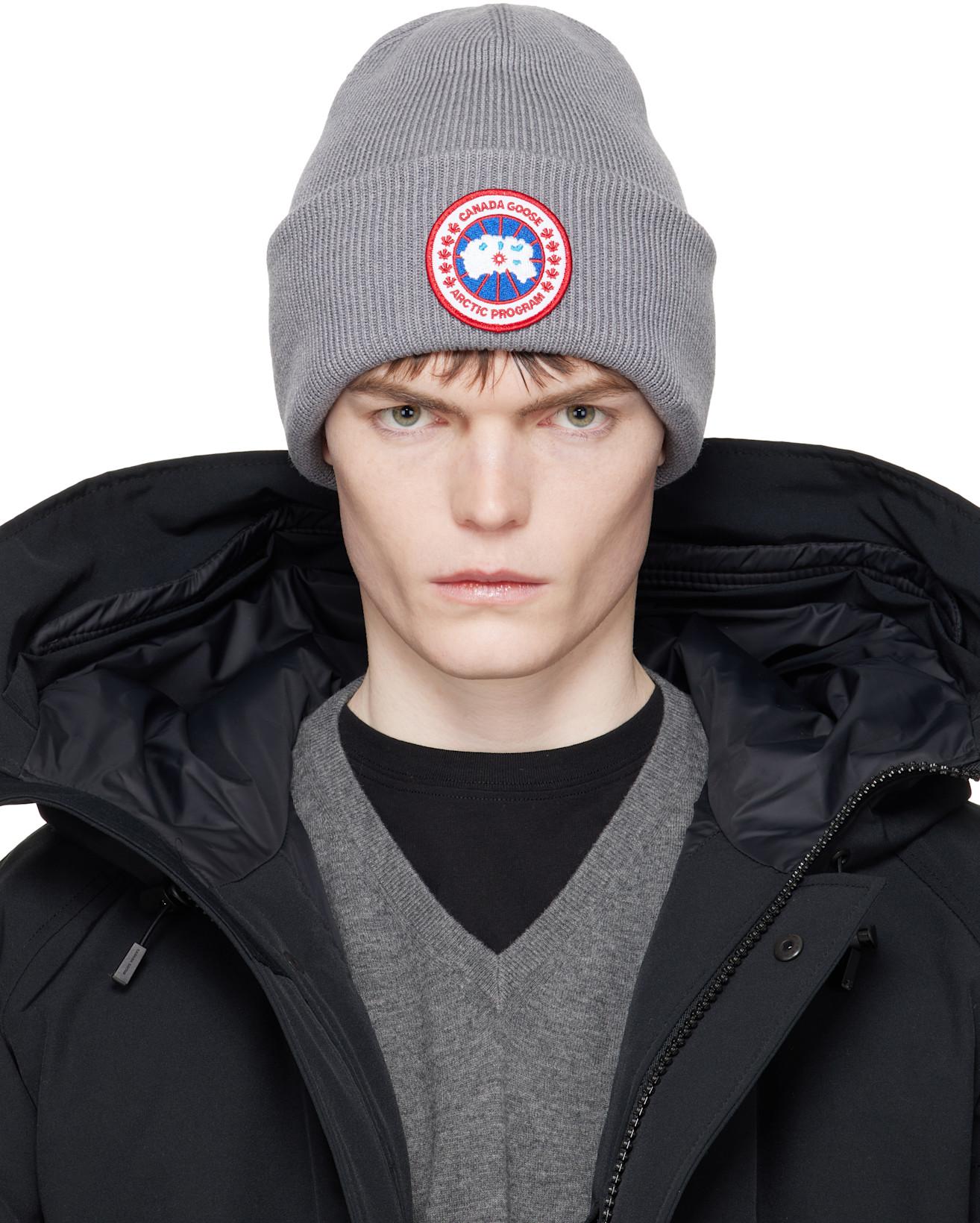 Gray Arctic Beanie by CANADA GOOSE