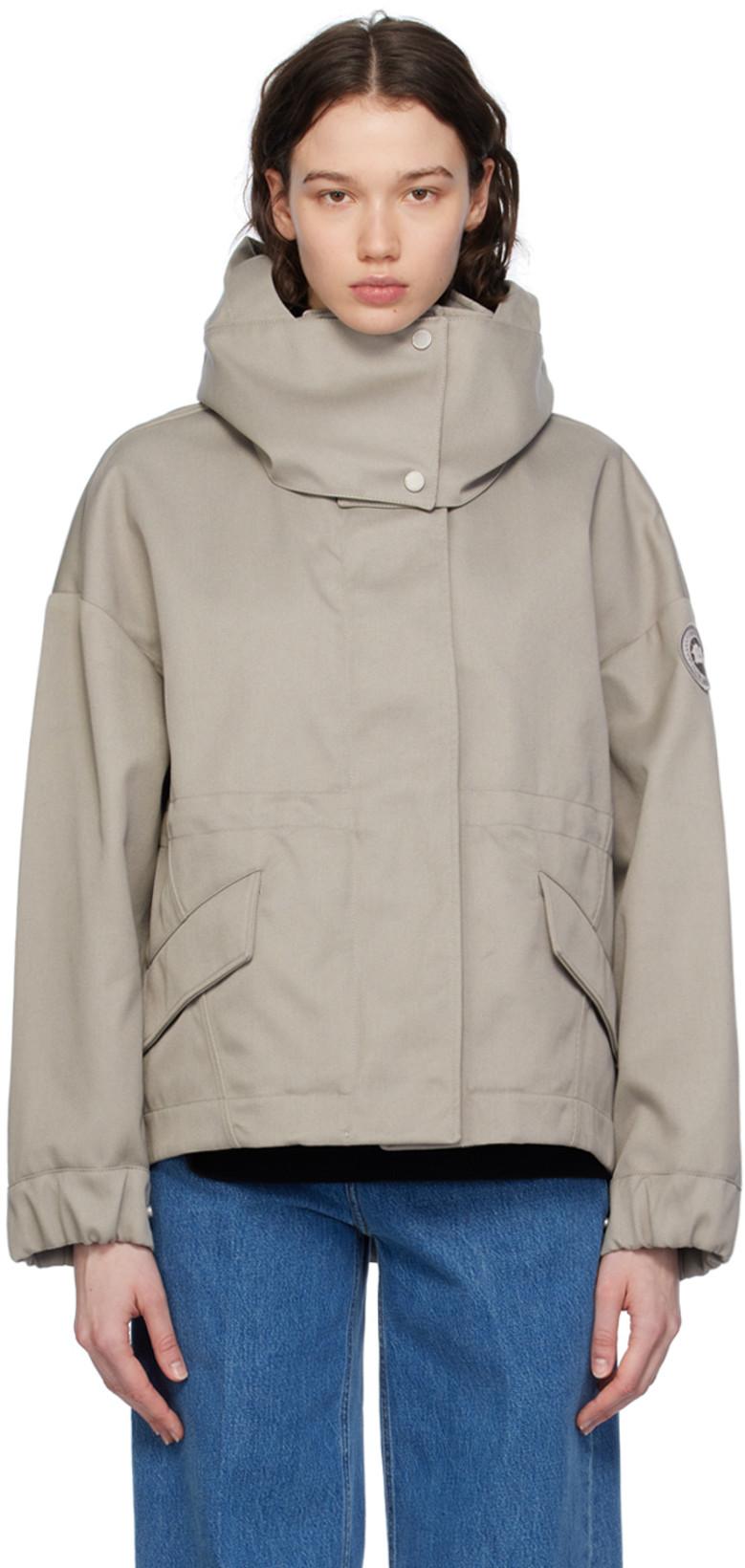 Gray Olivine Jacket by CANADA GOOSE