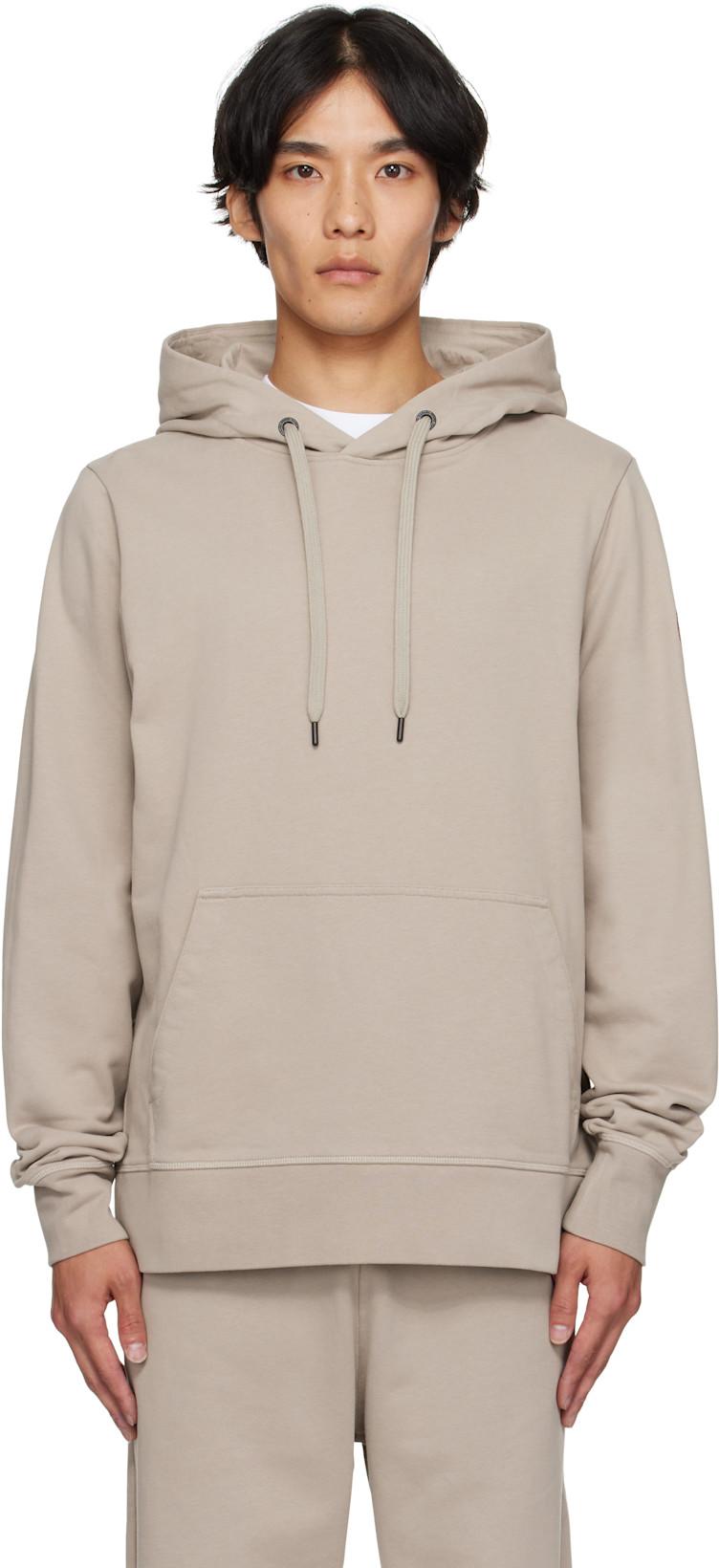 Gray Sleeve Logo Hoodie by CANADA GOOSE