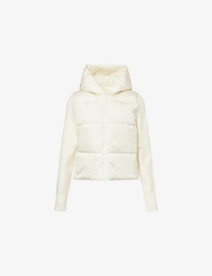 HyBridge Wide Quilt Knit Hooded Nylon-Down Jacket by CANADA GOOSE