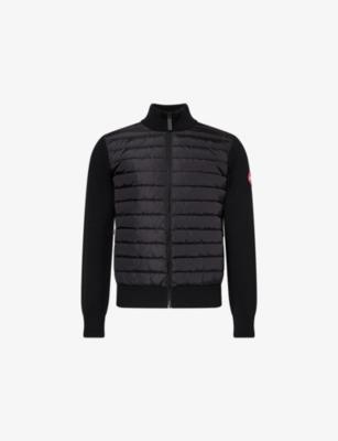 Hybridge Contrast-Sleeve Knitted Jacket by CANADA GOOSE