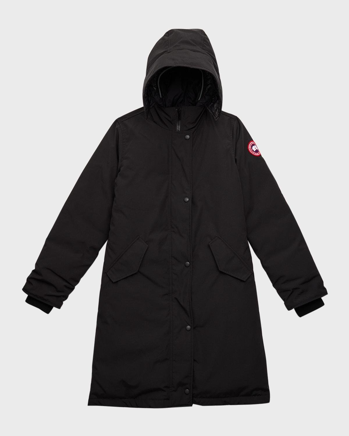 Kid's Brittania Button Front Parka, Size S-L by CANADA GOOSE