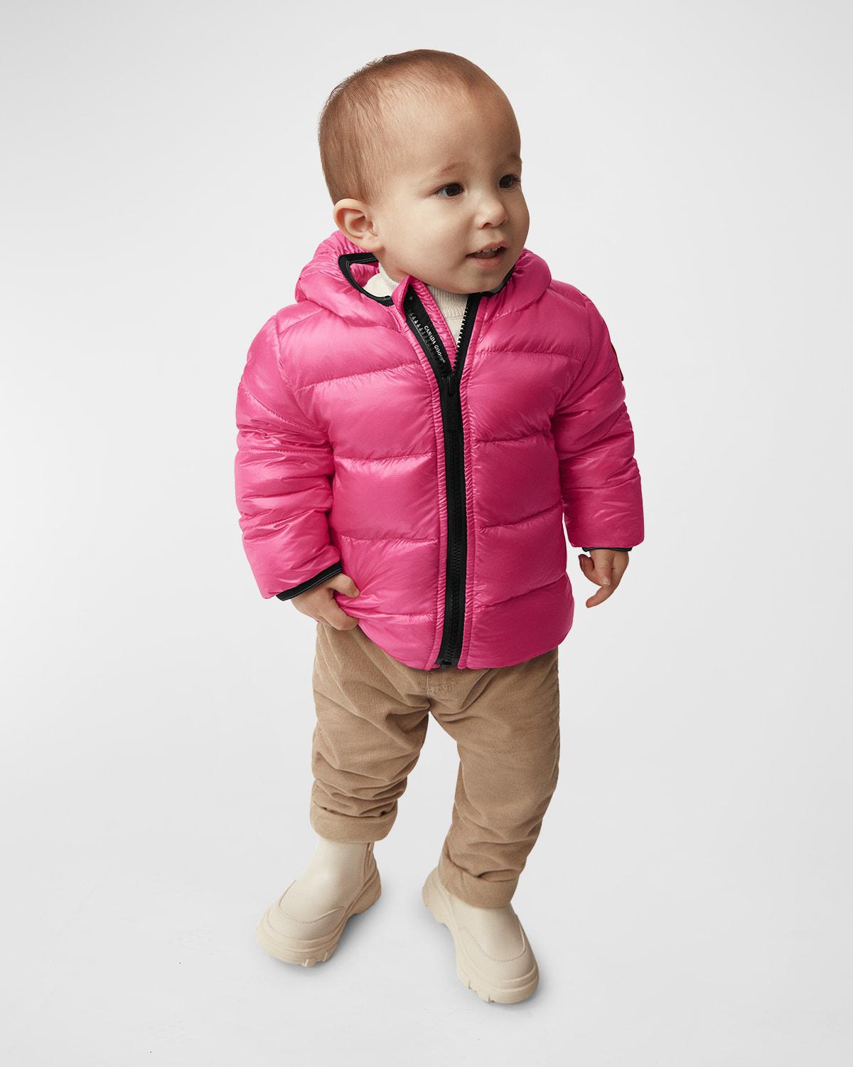 Kid's Crofton Logo Quilted Jacket, Size 6-24M by CANADA GOOSE