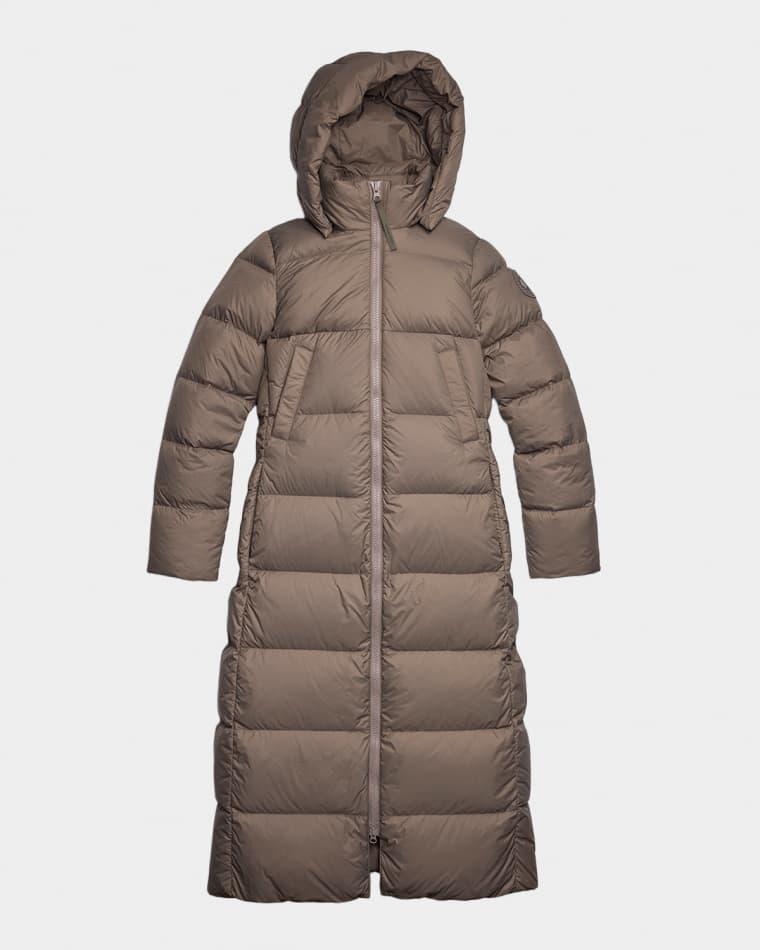 Mystique Long Down Puffer Jacket with Removable Hood by CANADA GOOSE