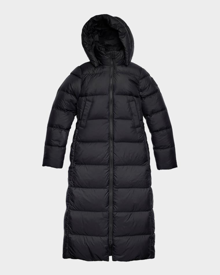 Mystique Long Down Puffer Jacket with Removable Hood by CANADA GOOSE