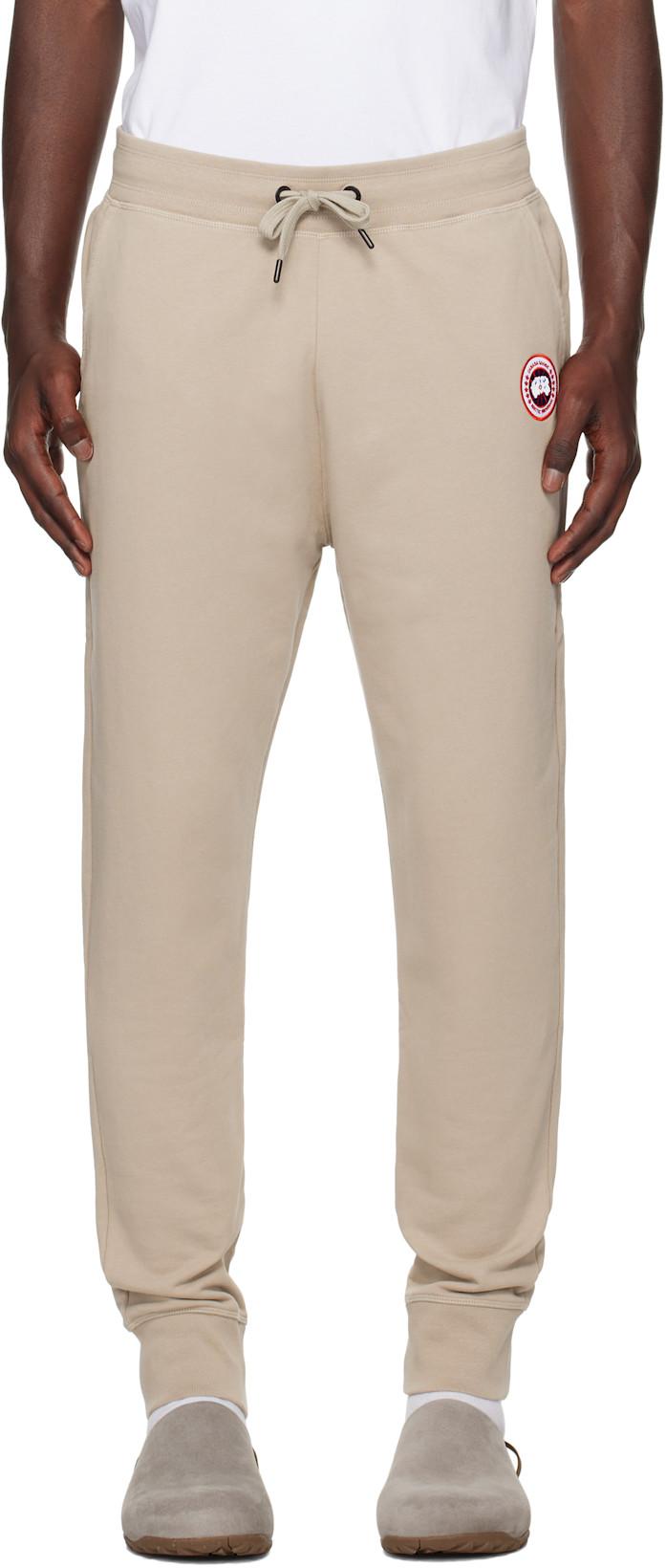 Taupe Huron Sweatpants by CANADA GOOSE