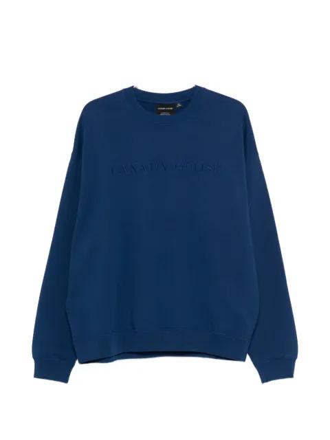 embroidery crew sweatshirt by CANADA GOOSE