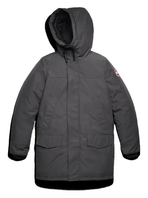 hoodied patch jacket by CANADA GOOSE