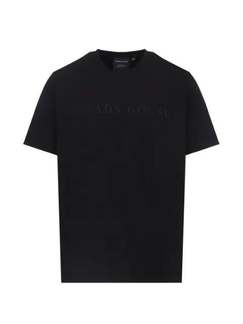 logo-embroidery T-shirt by CANADA GOOSE