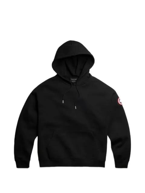 logo-patch drawstring hoodie by CANADA GOOSE