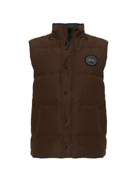 logo-patch padded gilet by CANADA GOOSE