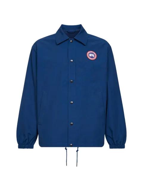 logo-patch shirt jacket by CANADA GOOSE