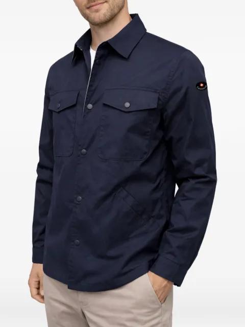 patch-pockets button-down shirt jacket by CANADIENS