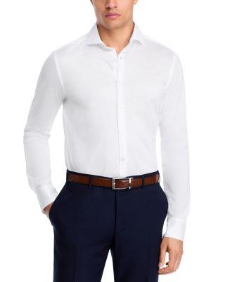 Canali Cotton Jersey Slim Fit Sport Shirt by CANALI
