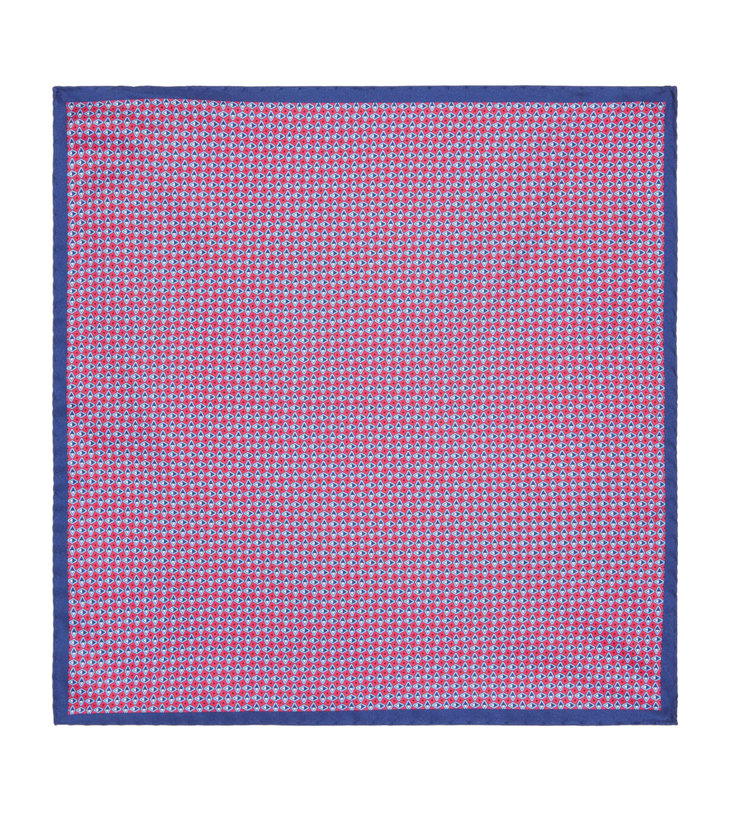 Canali Silk Printed Pocket Square by CANALI