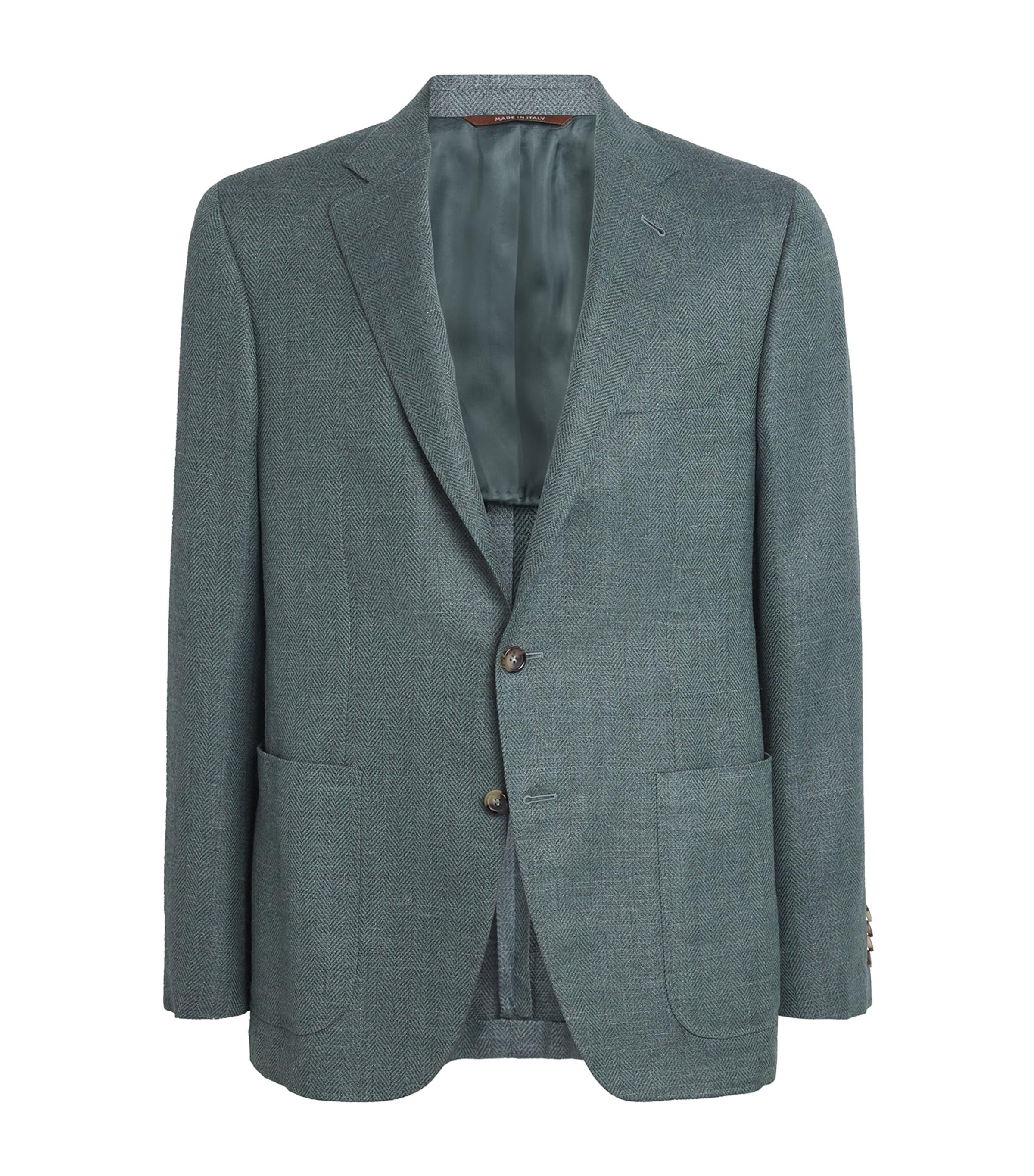 Canali Wool-Blend Tailored Blazer by CANALI