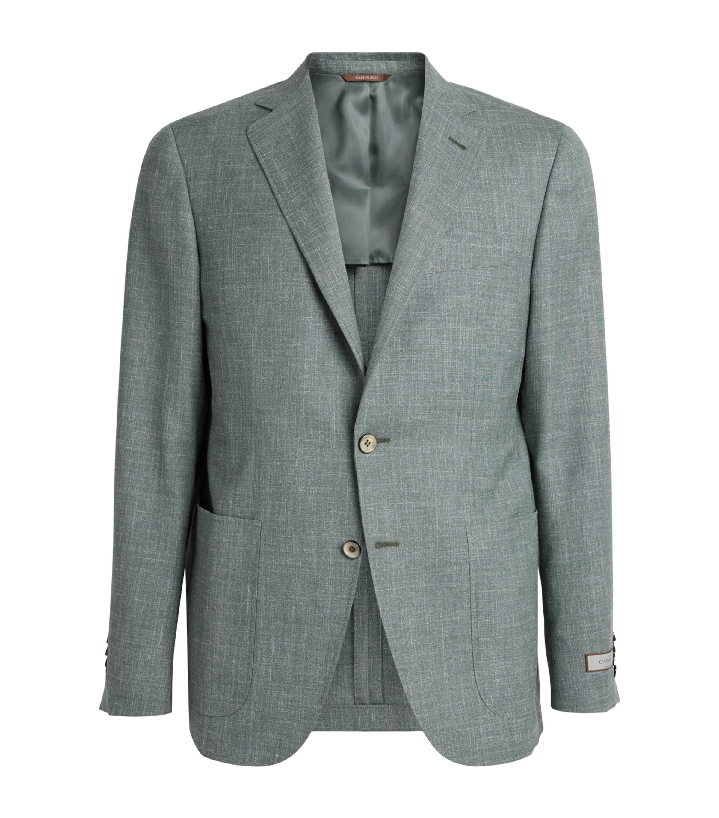 Canali Wool-Silk-Linen Unlined Blazer by CANALI