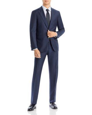 Capri M&eacute;lange Twill Solid Slim Fit Suit by CANALI