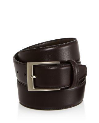 Men's Basic Smooth Leather Belt by CANALI