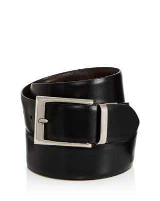Men's Reversible Leather Belt by CANALI