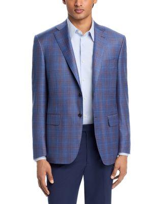 Siena Plaid Regular Fit Sport Coat by CANALI