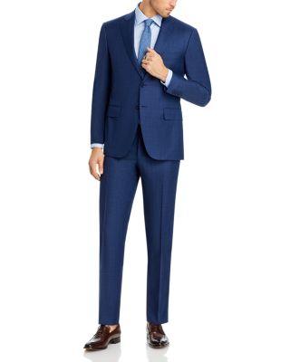 Siena Screenweave Solid Regular Fit Suit by CANALI