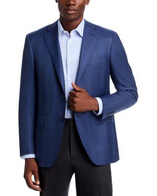 Siena Tonal Plaid Regular Fit Sport Coat by CANALI