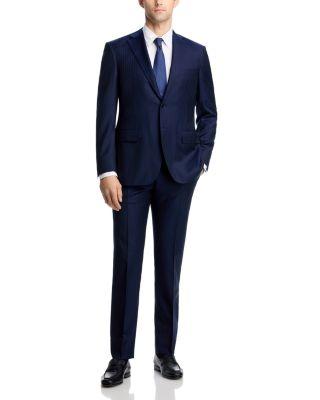 Siena Tonal Stripe Regular Fit Suit by CANALI