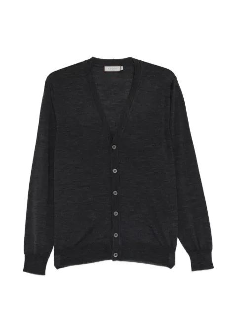 V-neck button-fastening cardigan by CANALI