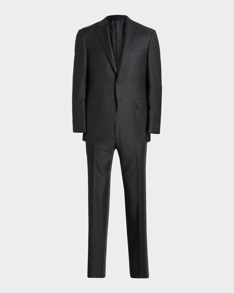 Wool Single-Breasted Suit by CANALI
