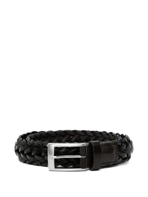 braided leather belt by CANALI