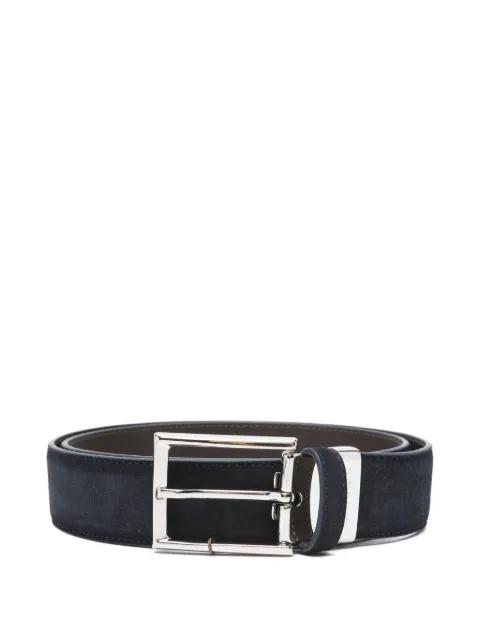 buckle leather belt by CANALI