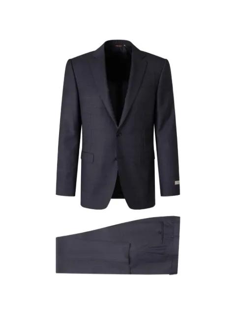 button-fastening flap-pocket suit by CANALI