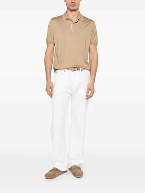 button short-sleeve polo shirt by CANALI