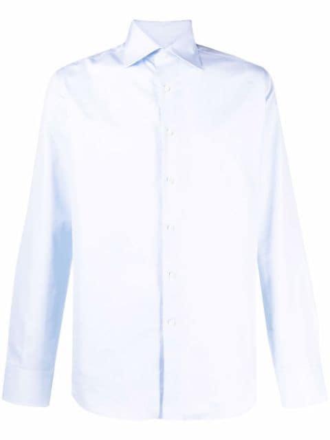 button-up cotton shirt by CANALI