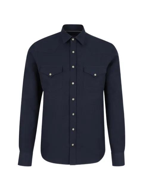 buttoned western shirt by CANALI