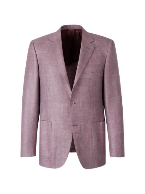 check-pattern blazer by CANALI