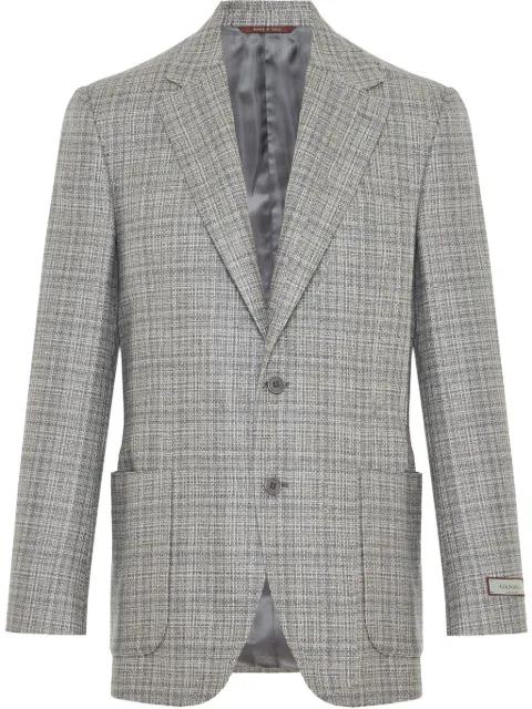 checked blazer by CANALI