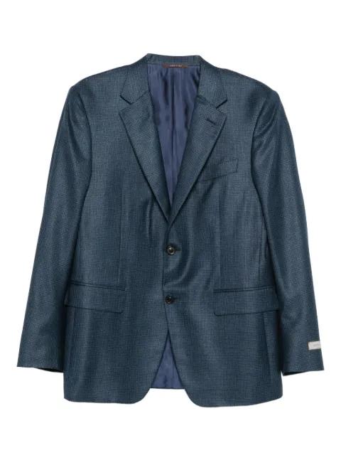 checked buttoned jacket by CANALI