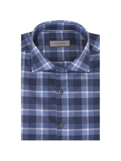 checked buttoned shirt by CANALI