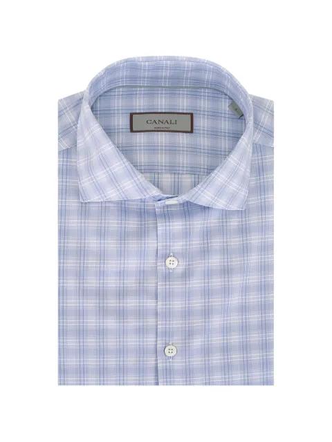 checked cotton shirt by CANALI