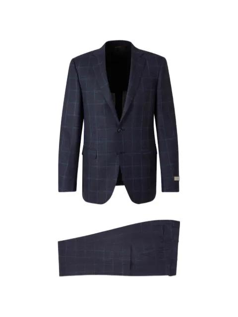 checked suit by CANALI