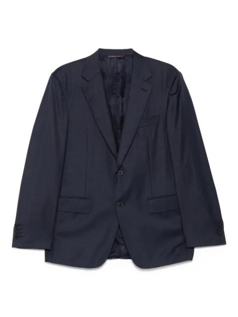 checked two-button suit by CANALI