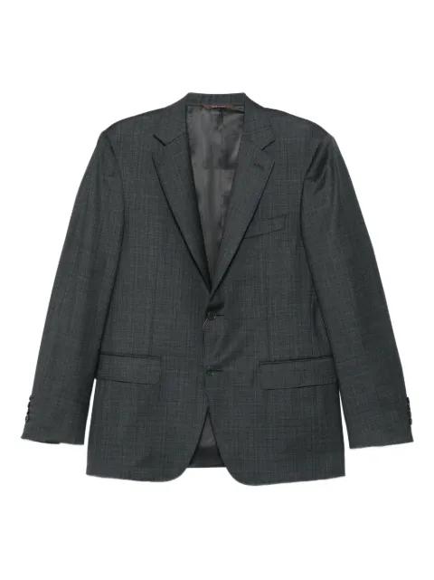 checked wool suit by CANALI