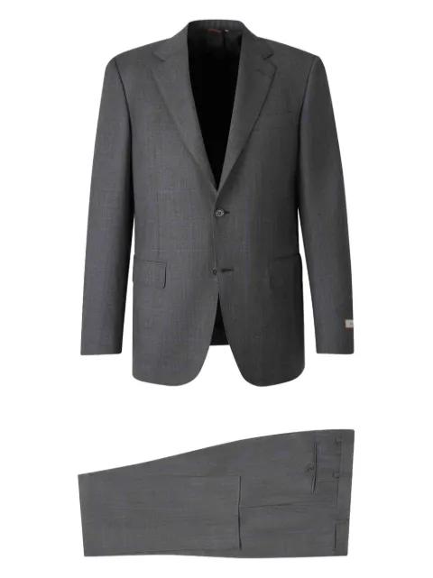 checked wool suit by CANALI