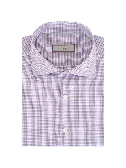 checkered woven shirt by CANALI