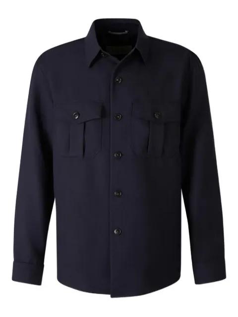 chest-pockets shirt jacket by CANALI