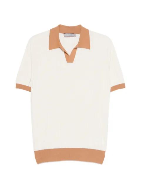 contrast-trim T-shirt by CANALI