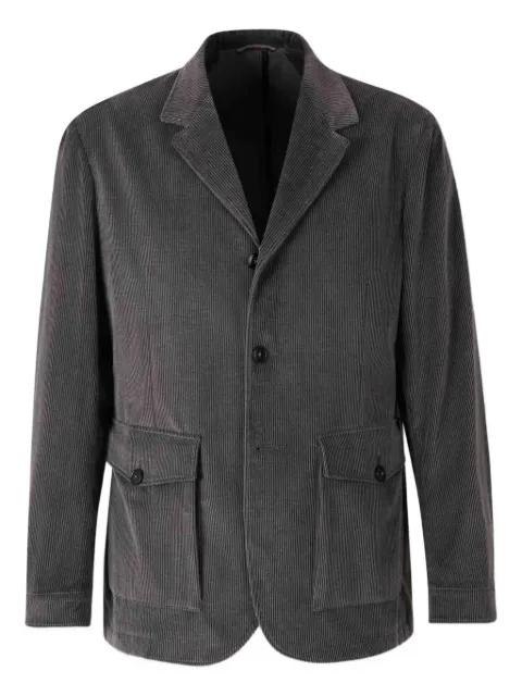 corduroy patch-pocket shirt jacket by CANALI