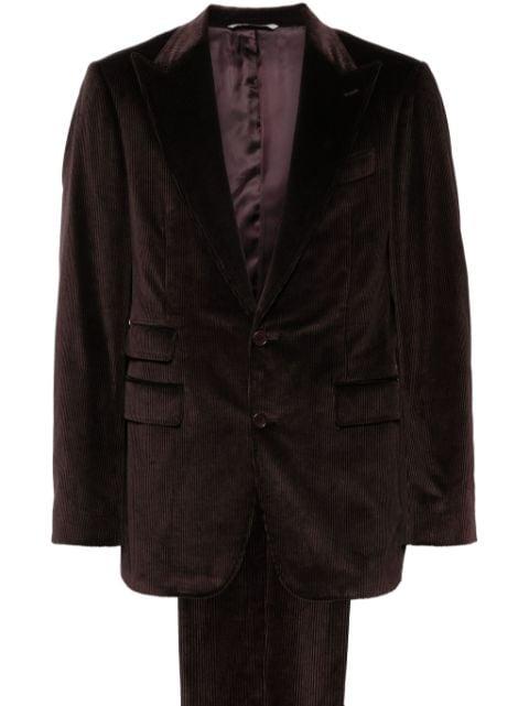 corduroy single-breasted suit by CANALI